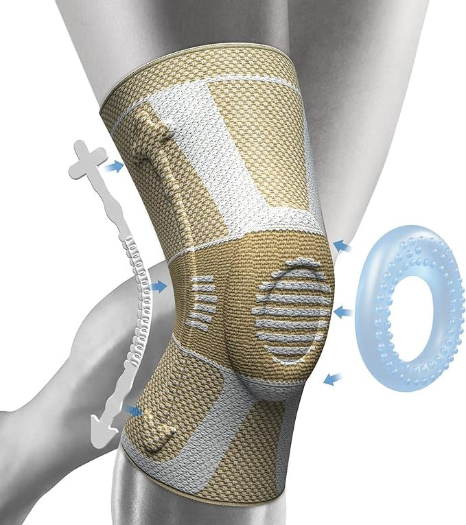 NEENCA Professional Knee Brace for Pain Relief ACE 39-Skin