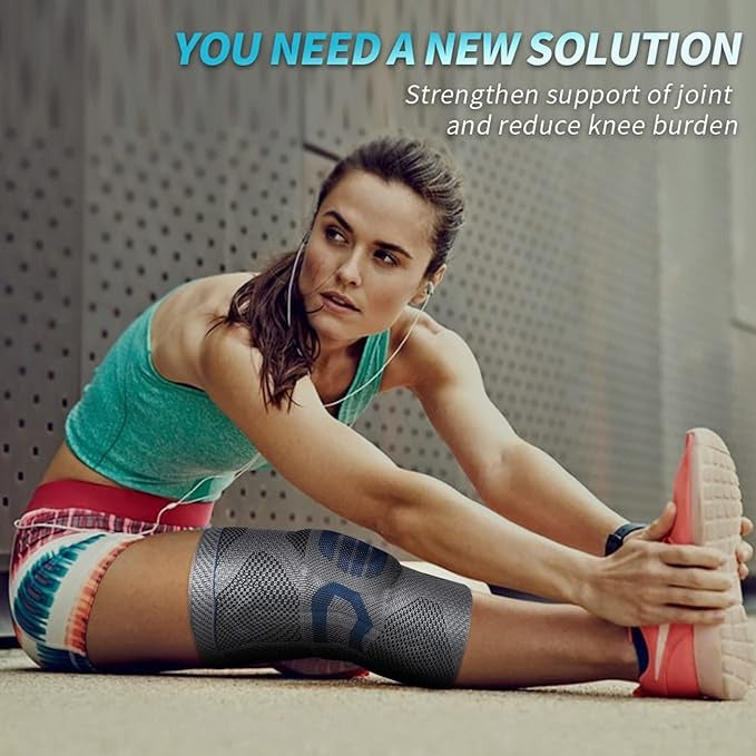 NEENCA Professional Medical Knee Compression Sleeve-Navyblue ACE-50