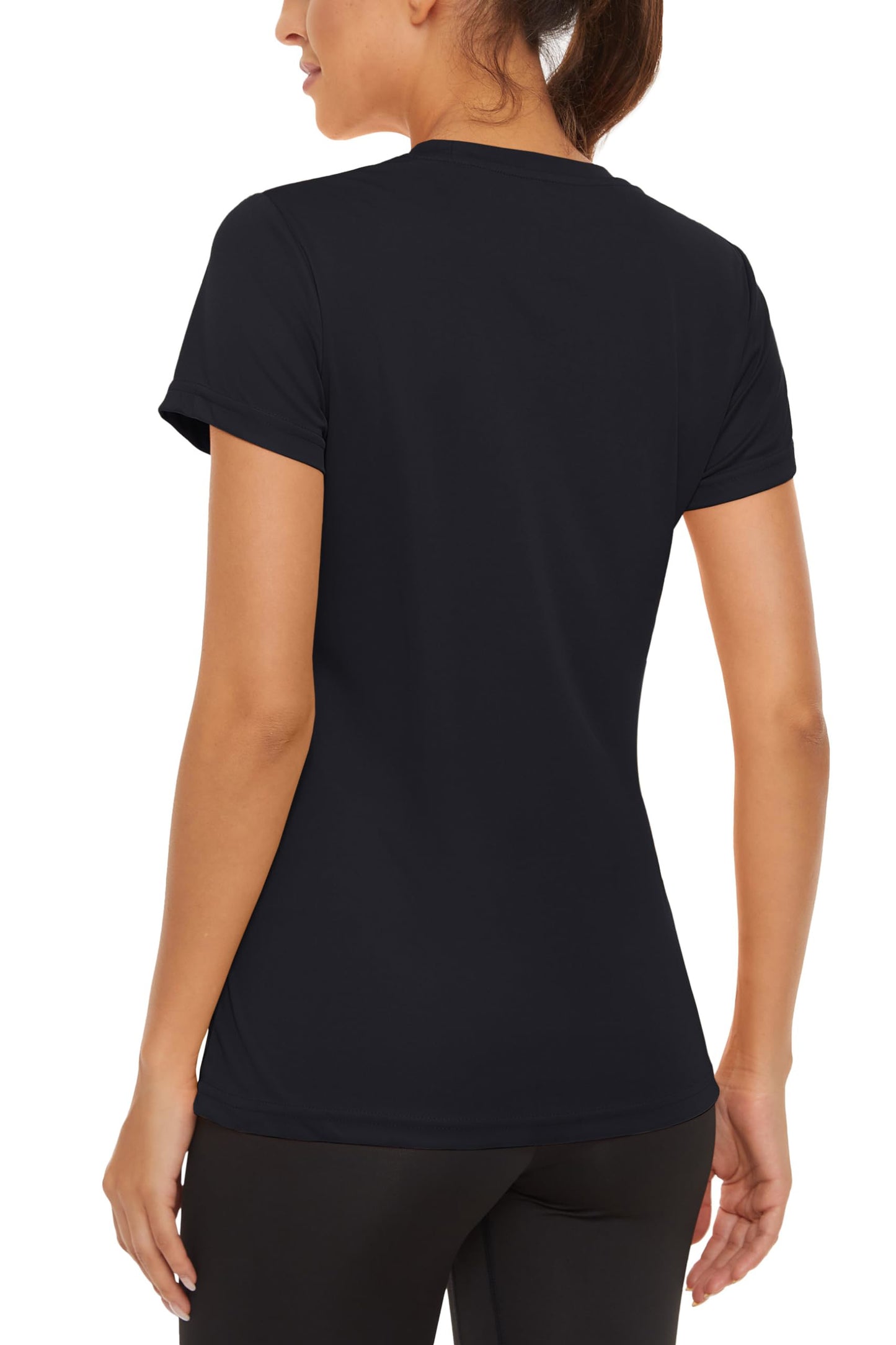 NEENCA Women's Short Sleeve T-Shirt UPF 50+ Sun Protection Quick Dry Sports Running Fitness Sun Protection Top