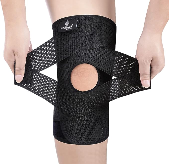 aZengear Knee Support Brace for Arthritis, ACL, MCL, Running, Squats,  Meniscus Tear