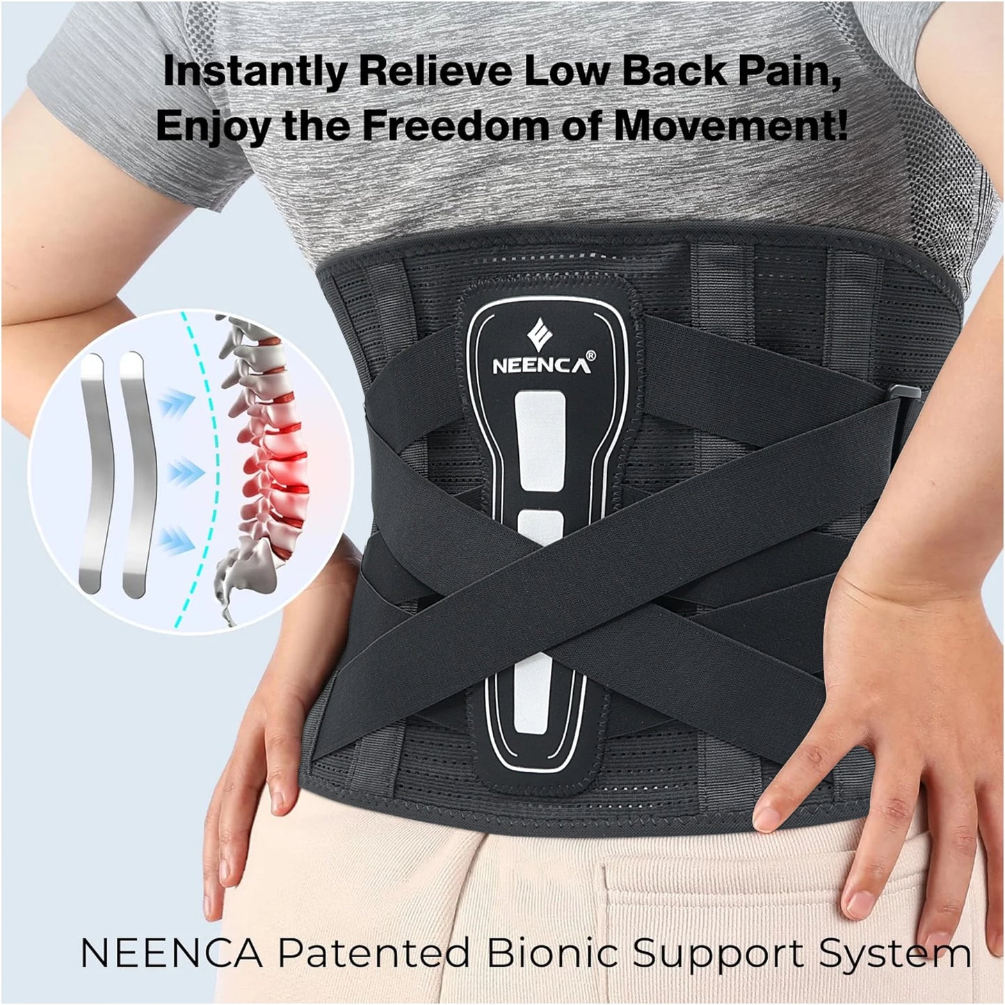 NEENCA Back Brace Posture Corrector for Women and Men (YHY066)