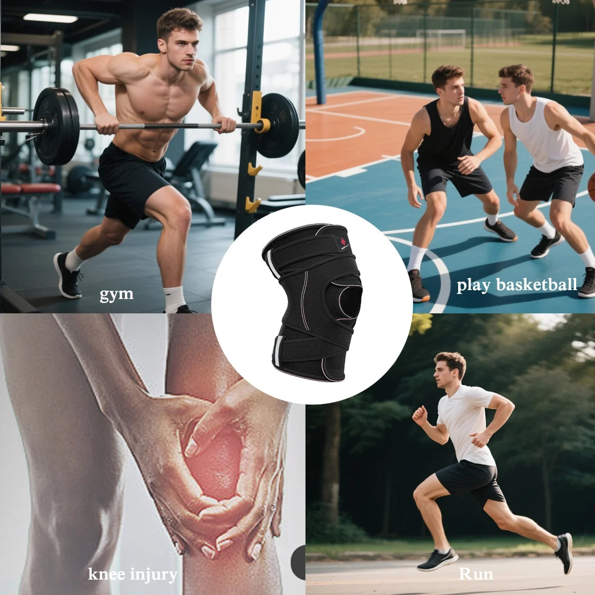 NEENCA Knee Brace, Compression Knee Brace for Men & Women YHX210