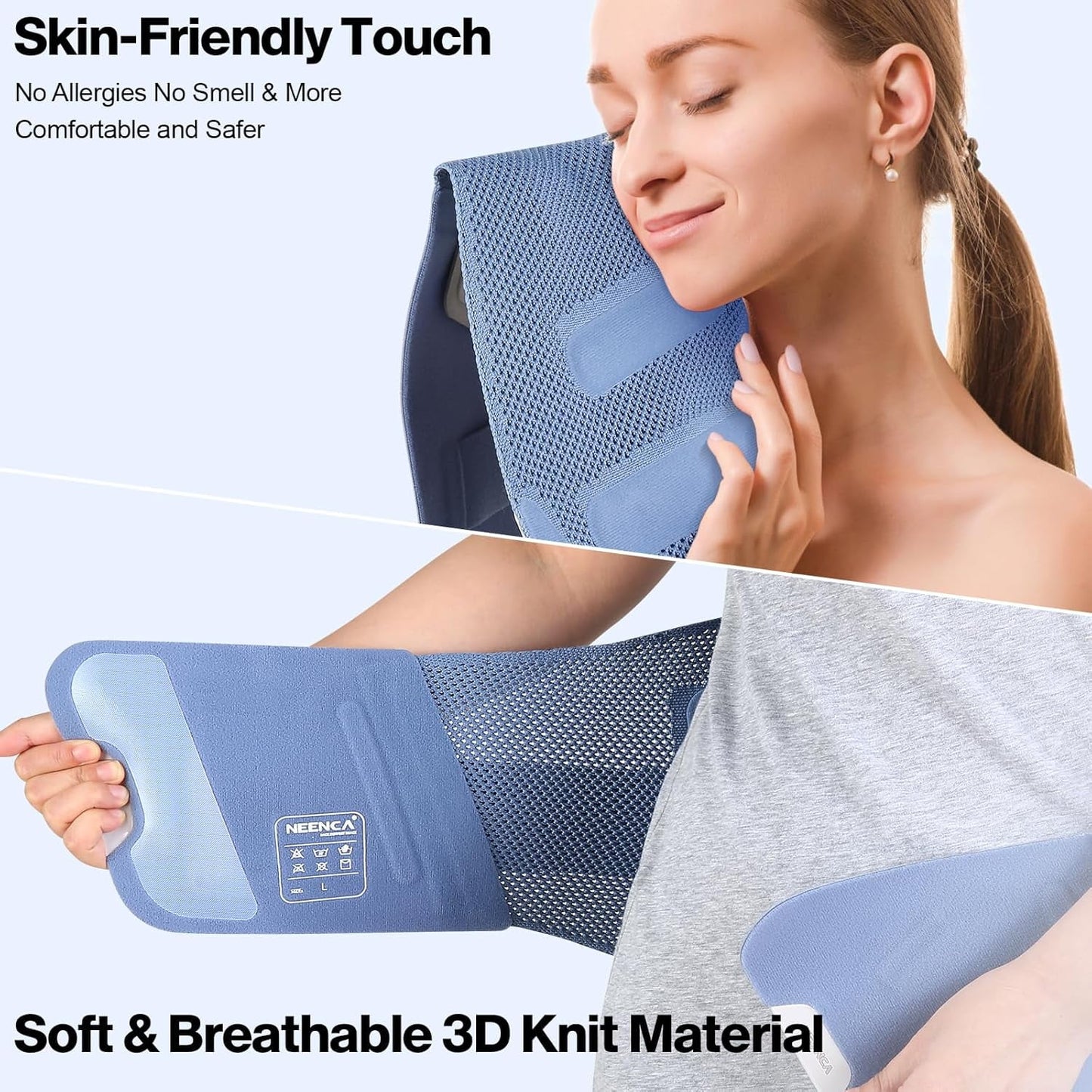 NEENCA Back Brace for Women Men, Back Straightener Posture Corrector YHY002