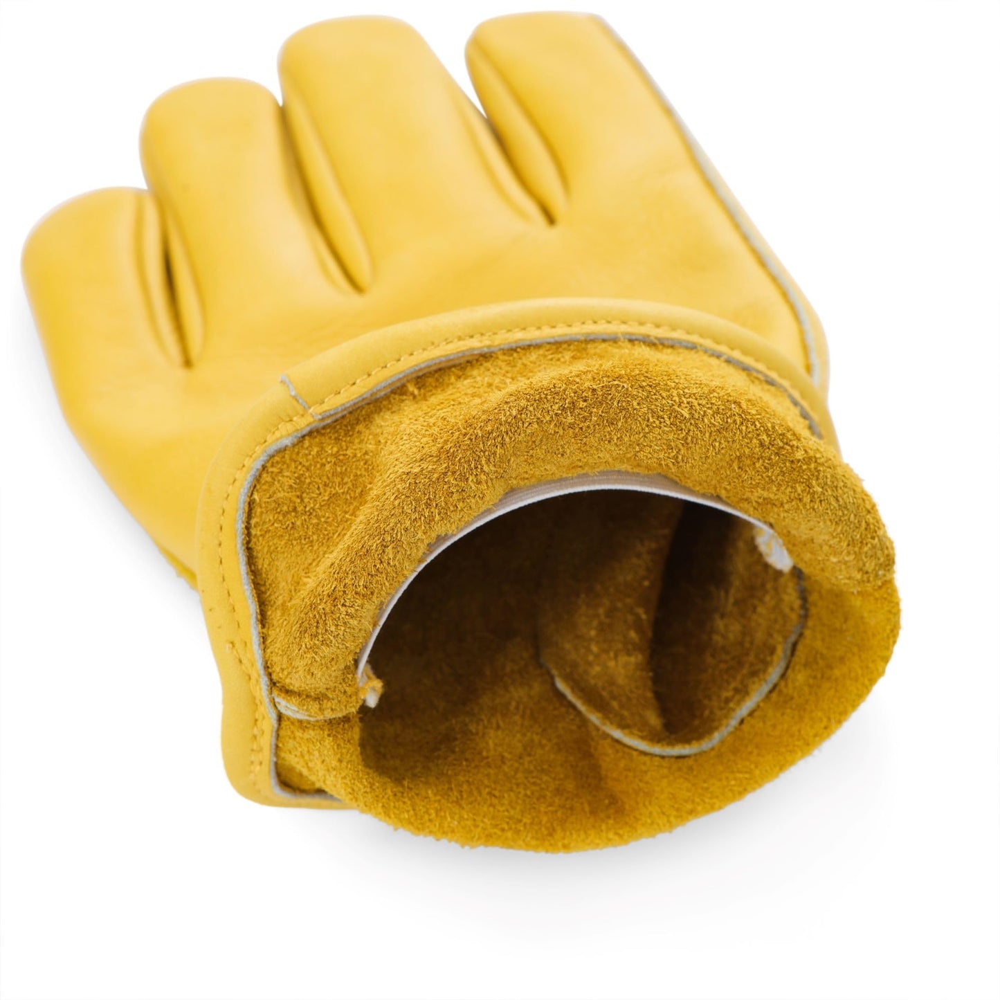 NEENCA Men's and Women's Leather Work Gloves, Reinforced Durable Outdoor Gloves, Cowhide Leather Work Gloves, Puncture and Cut Resistant
