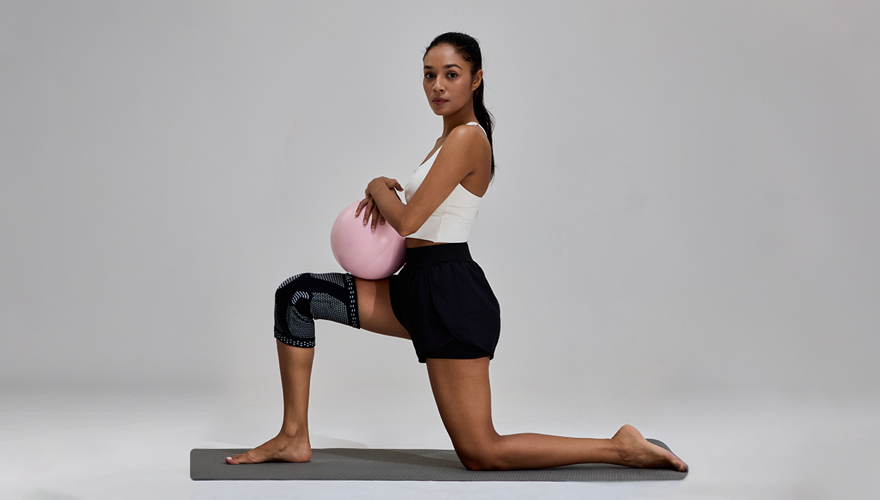 NEENCA For Daily Life Collection: A woman practicing yoga comfortably while wearing the signature ACE-51 knee brace.