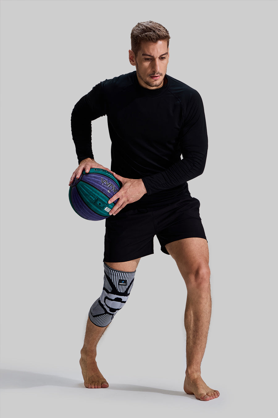NEENCA ACE-53 Professional Knee Support - Patented Stability with Patella Pad & Side Stabilizers