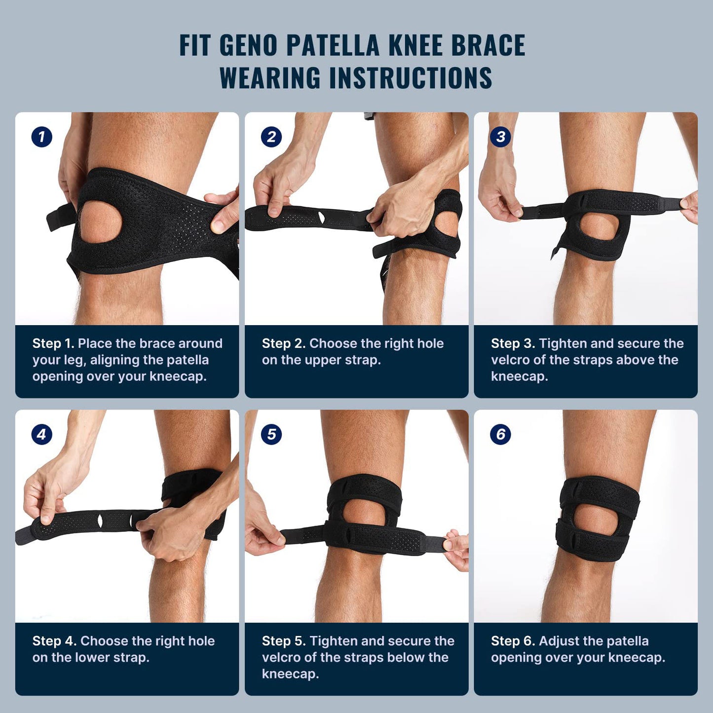 NEENCA Patella Knee Brace, Knee Compression Sleeve