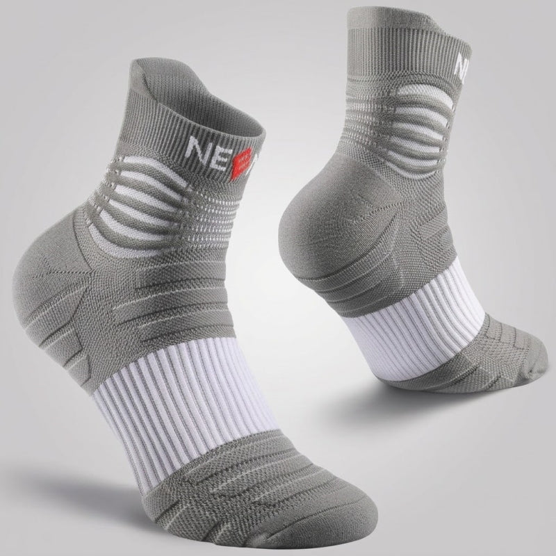 NEENCA Professional Compression Socks, Medical Athletic Ankle Socks for Injury Recovery & Pain Relief, Sports Protection, Circulation —1 Pair