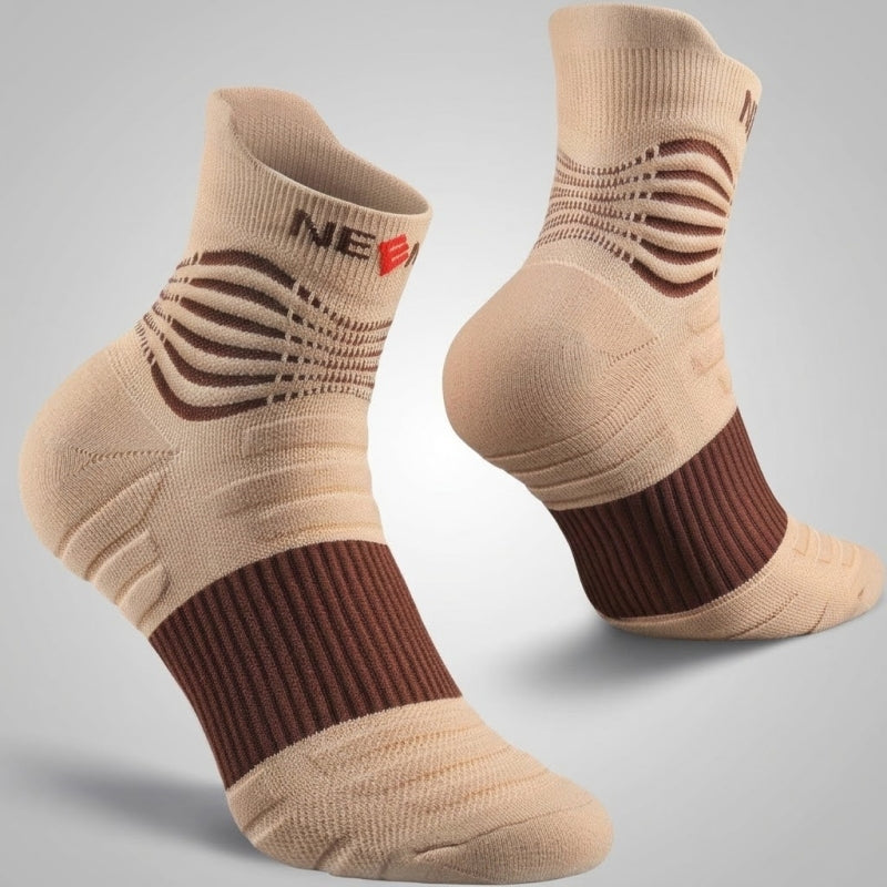 NEENCA Professional Compression Socks, Medical Athletic Ankle Socks for Injury Recovery & Pain Relief, Sports Protection, Circulation —1 Pair