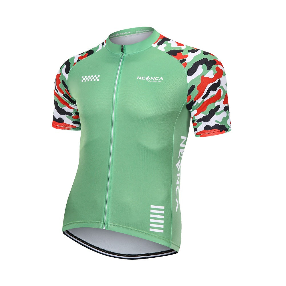 Neenca Men's Cycling Jersey Set Moisture Wicking Breathable Quick-Dry