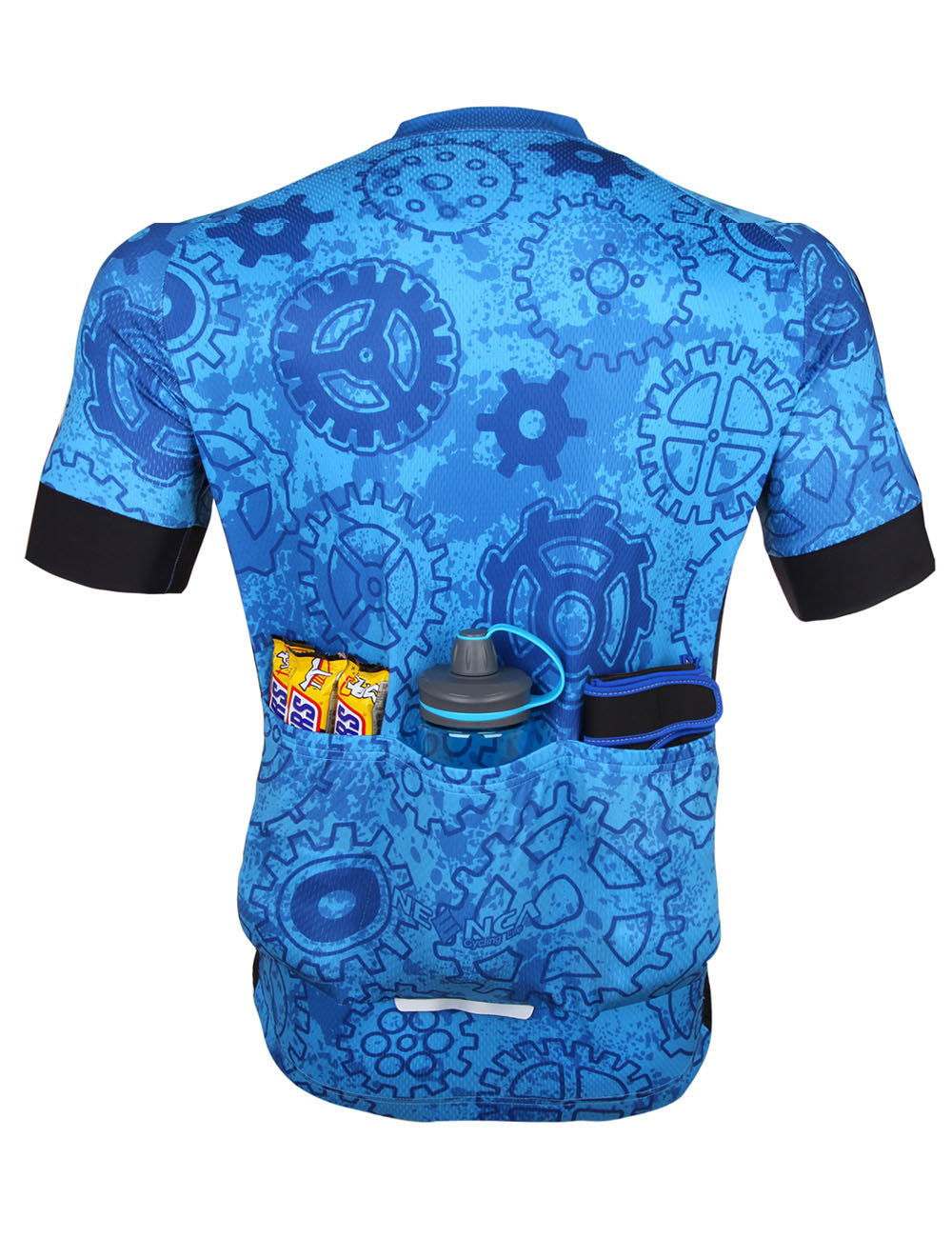 Neenca Men's Cycling Jersey, Breathable Running Tops