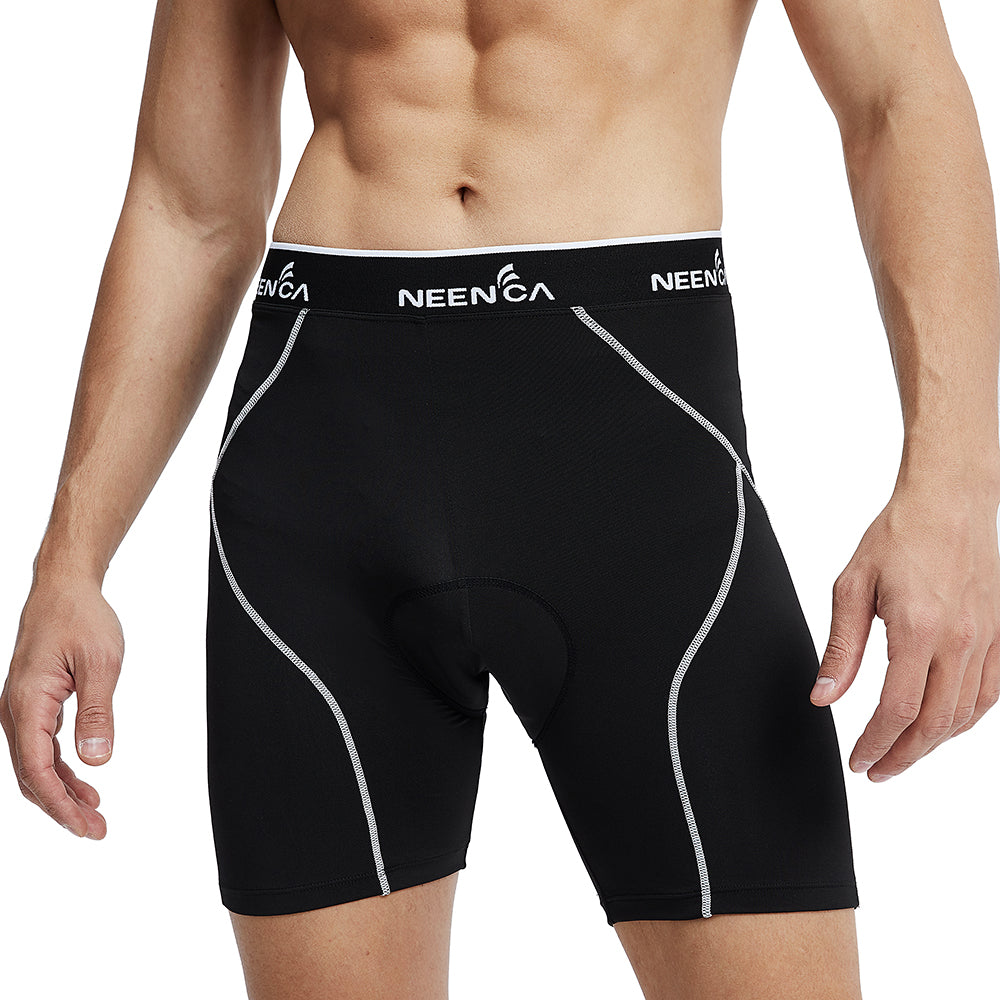 Neenca Men's Road Bike Bicycle Short with 4D Gel Padded