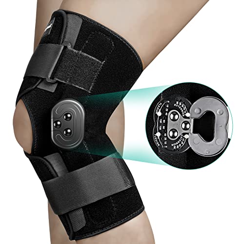 Tensor™ Hinged Knee Brace, 48579-CA, black, 1 per pack, Adjustable