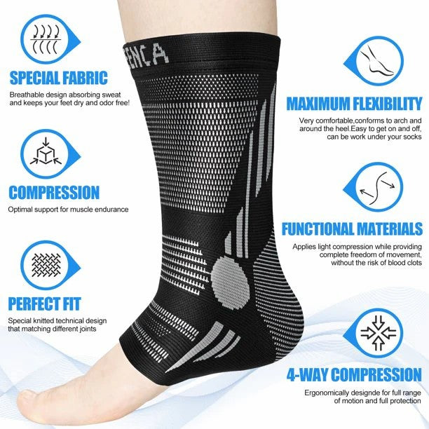NEENCA Professional Ankle Brace Compression Sleeve