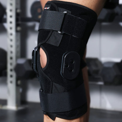 NEENCA Hinged Knee Brace, Adjustable Knee Immobilizer with Side Stabilizers of Locking Dials HX049