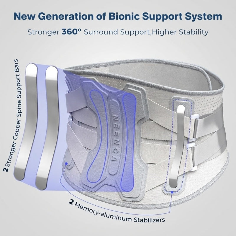 NEENCA Back Brace for Lower Back Pain Relief HY006