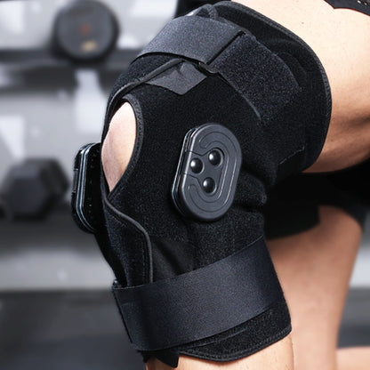 NEENCA Hinged Knee Brace, Adjustable Knee Immobilizer with Side Stabilizers of Locking Dials HX049