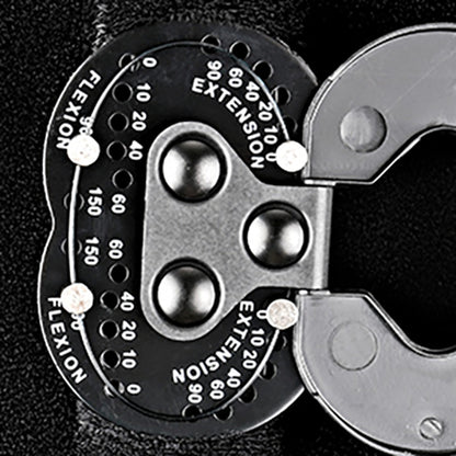 NEENCA Hinged Knee Brace, Adjustable Knee Immobilizer with Side Stabilizers of Locking Dials HX049