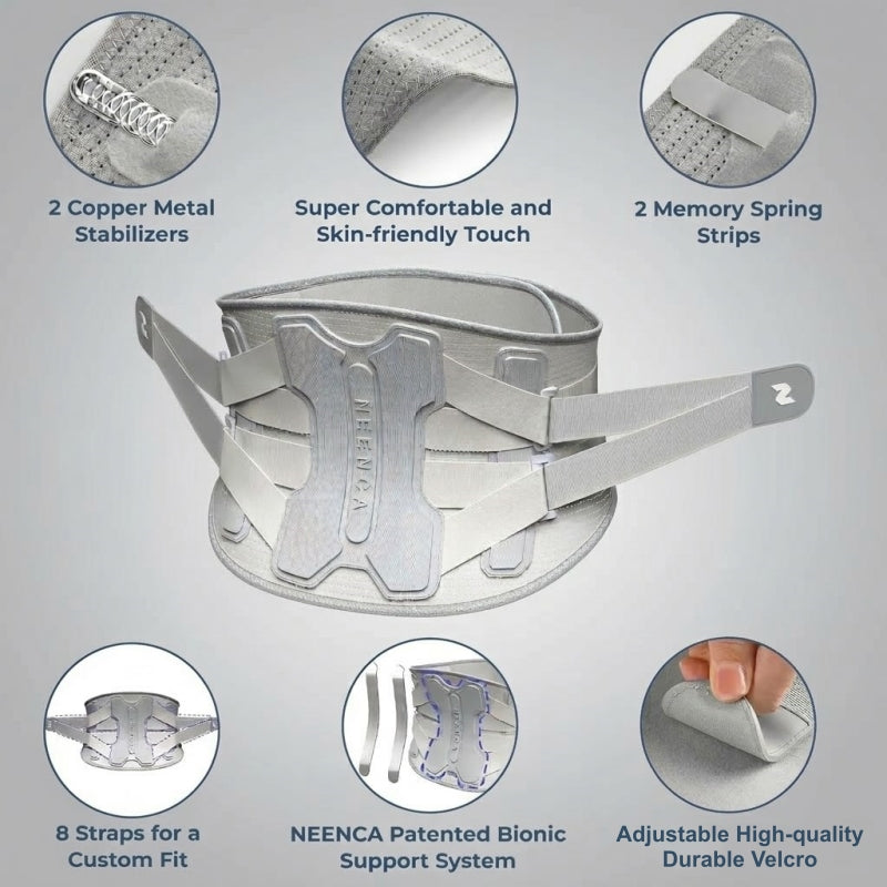 NEENCA Back Brace for Lower Back Pain Relief HY006