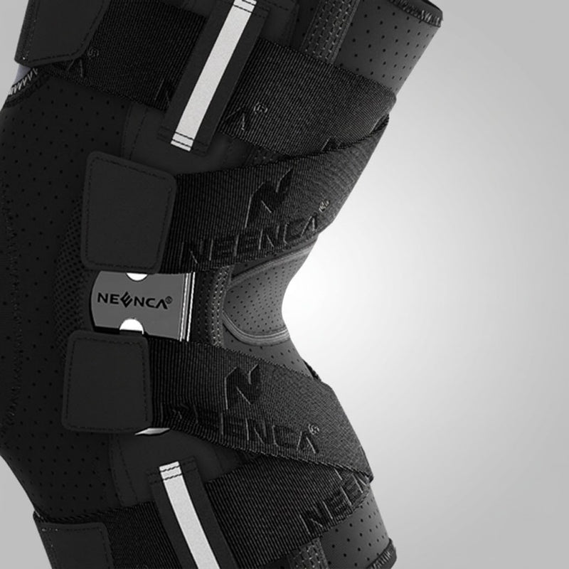 NEENCA Professional Knee Brace, Hinged Knee Support with Patented X-Straps Fiting System HX034