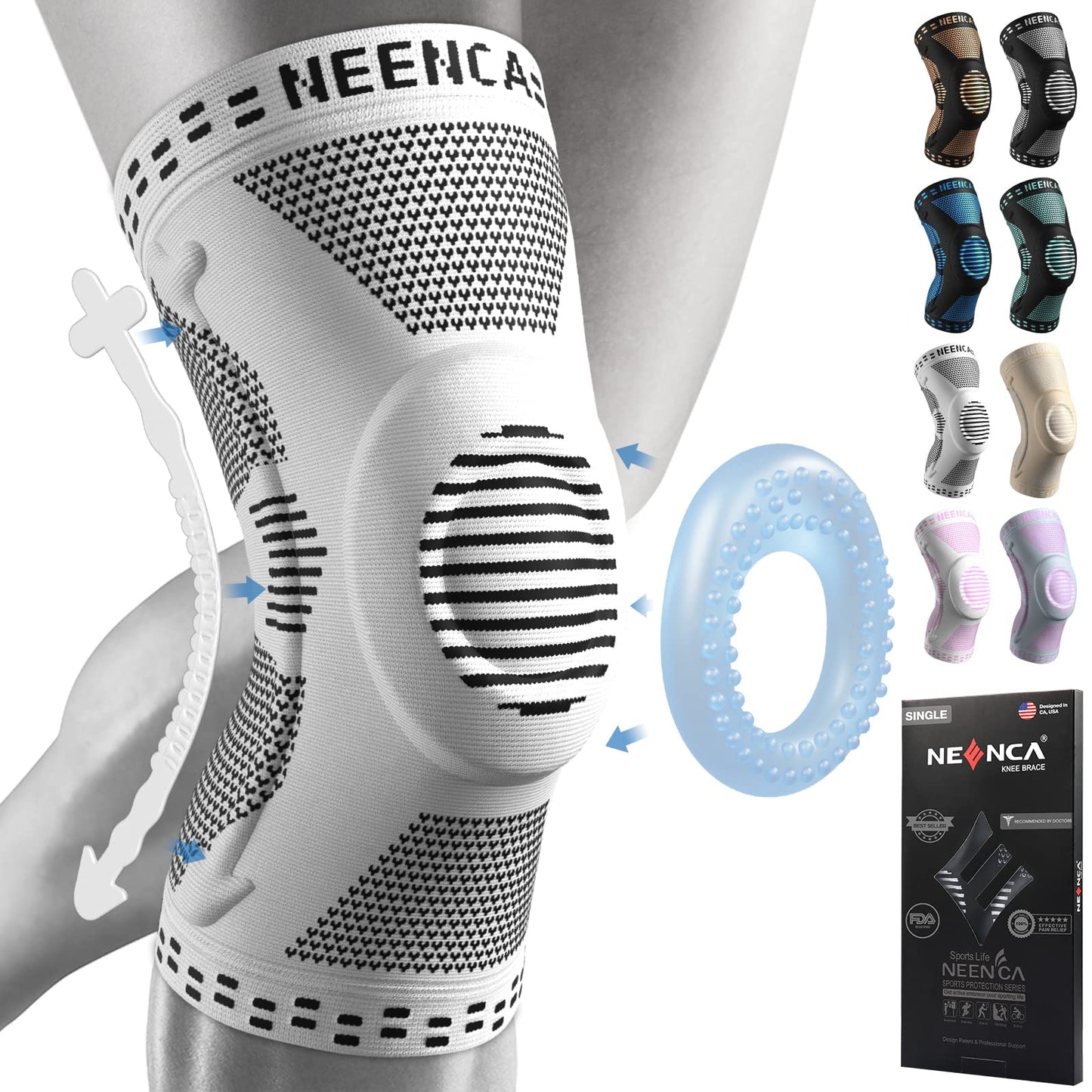 NEENCA ACE51 Knee Brace – Compression Support for Sports & Pain Relief