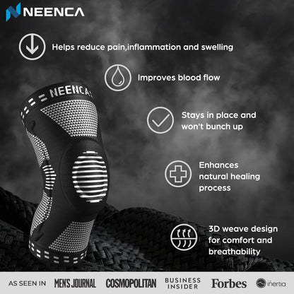 NEENCA Professional Knee Brace,Knee Compression Sleeve Support for Men Women ACE 51