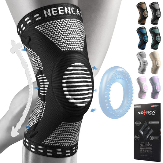 NEENCA Professional Knee Brace,Knee Compression Sleeve Support for Men Women ACE 51