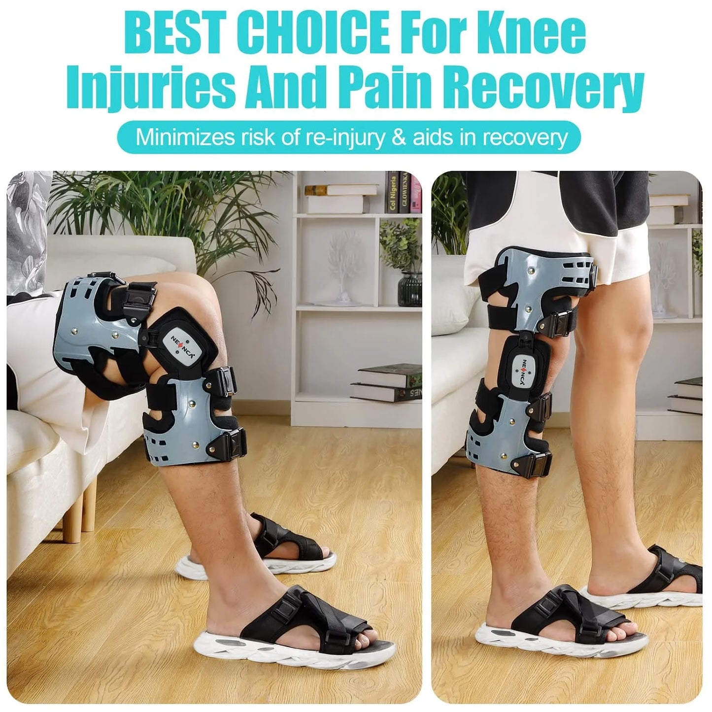 NEENCA Professional Medical Knee Brace for Men and Women 052-Right