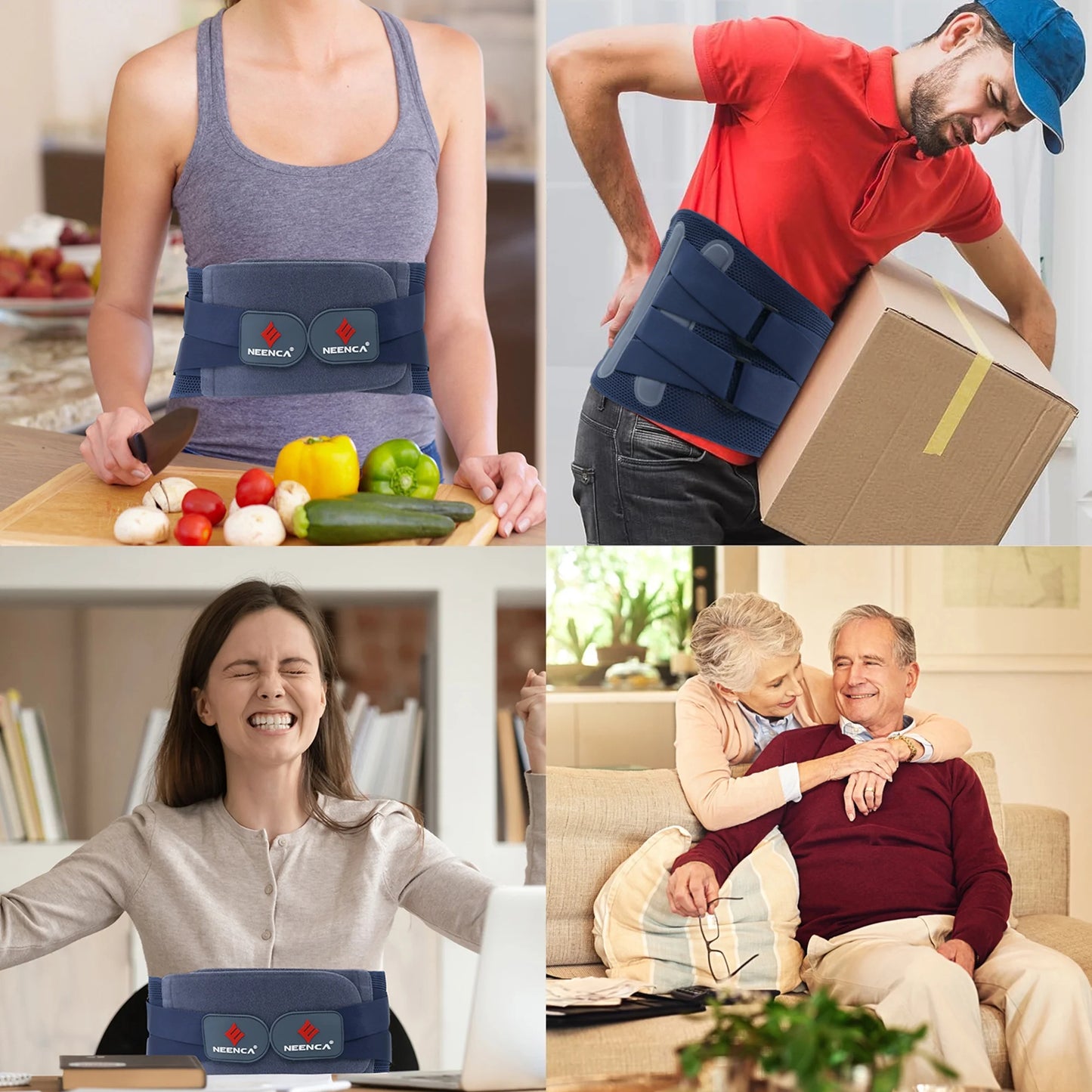 NEENCA Back Braces for Lower Back Pain Back Brace for Women Men YHY053
