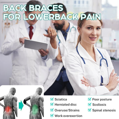 NEENCA Back Braces for Lower Back Pain Back Brace for Women Men YHY053