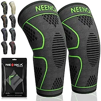 NEENCA 2 Pack Knee Brace, Knee Compression Sleeve Support for Knee Pain