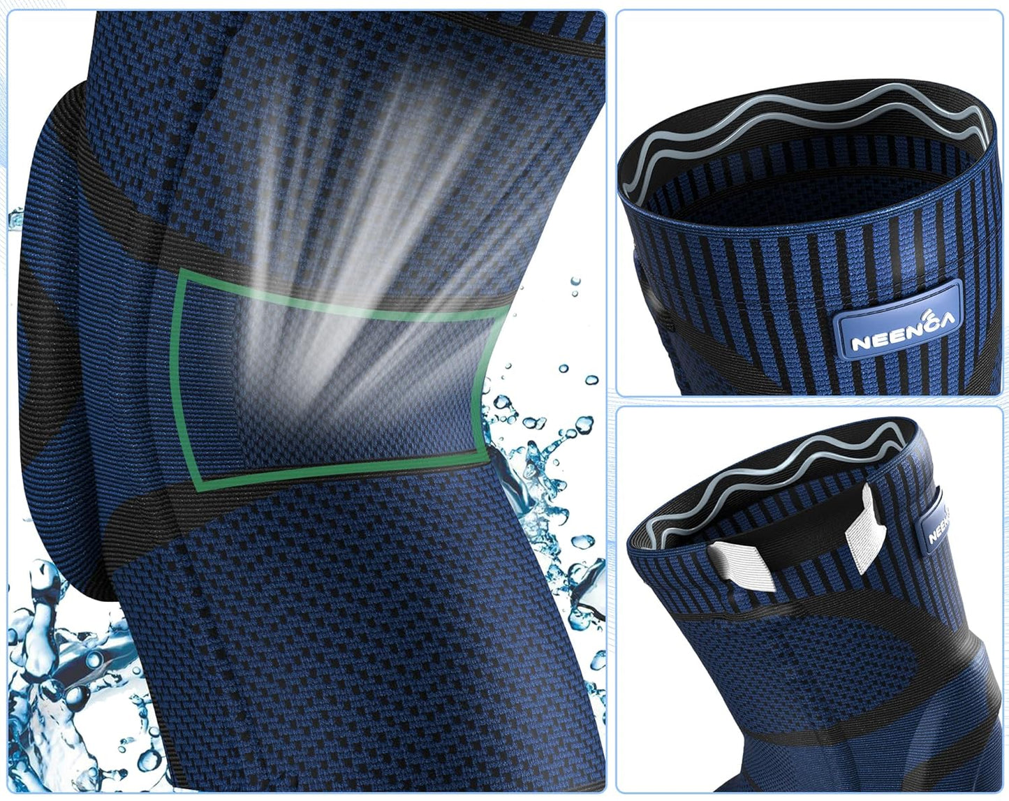 NEENCA Knee Brace for Knee Pain Relief, Medical Knee Support with Patella Pad & Side Stabilizers ACE-53