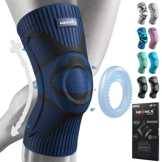 NEENCA Knee Brace for Knee Pain Relief, Medical Knee Support with Patella Pad & Side Stabilizers ACE-53