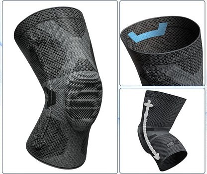 Neenca ACE-50 knee brace anti-slip band and support side bar demonstration