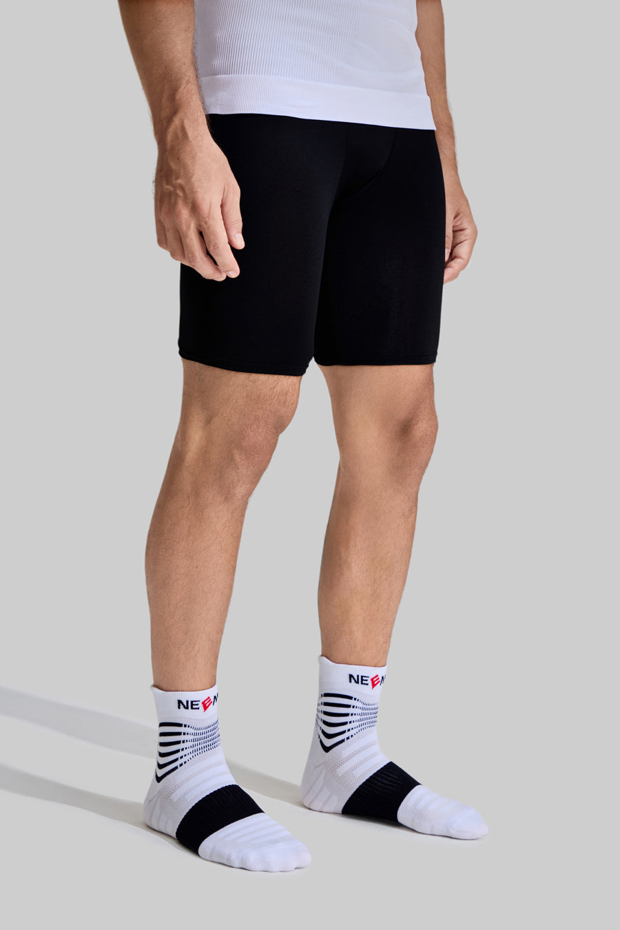 NEENCA Professional Compression Socks, Medical Athletic Ankle Socks for Injury Recovery & Pain Relief, Sports Protection, Circulation —1 Pair