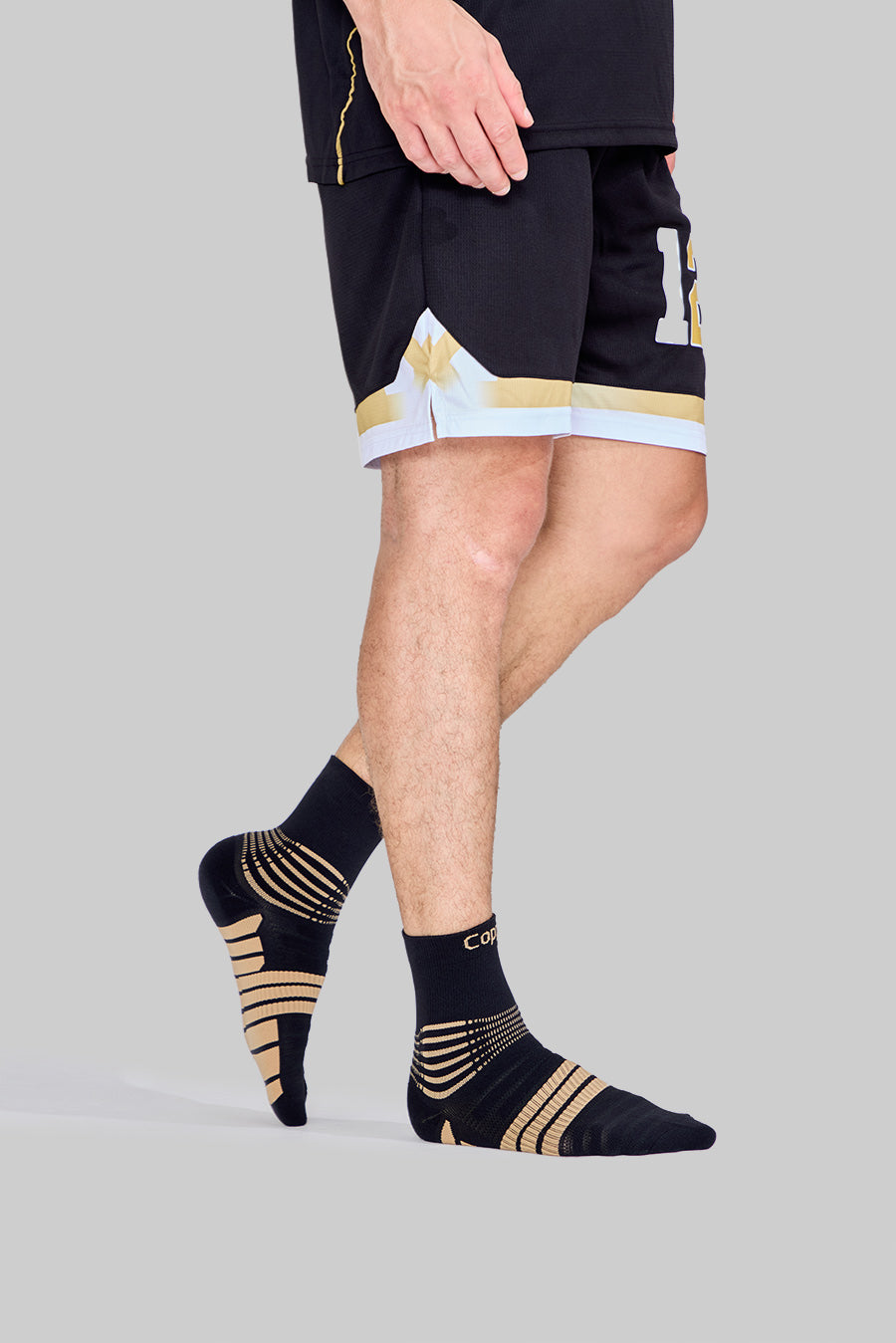 NEENCA Professional Copper Compression Socks, Medical Ankle Support Socks for Injuries Recovery & Pain Relief, 1 Pair FWZ006