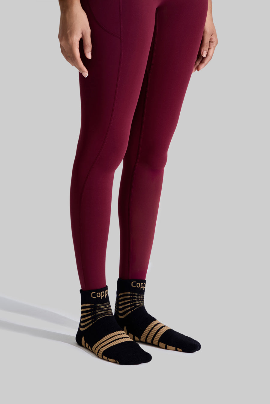 NEENCA Copper Compression Socks, Medical Ankle Support Socks for Injury Recovery & Pain Relief —1 Pair, 20-30mmHg FWZ005