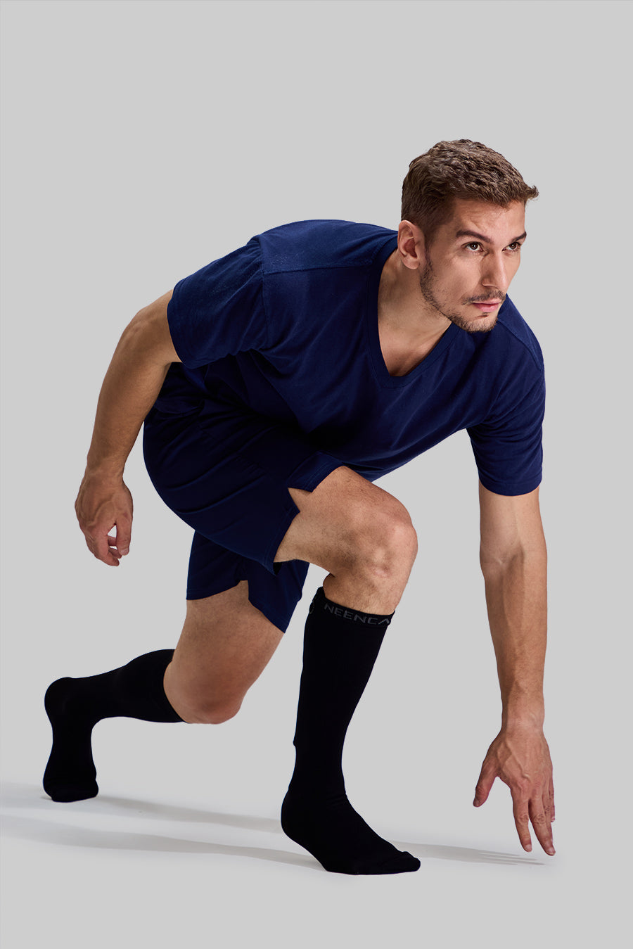 NEENCA Zipper Compression Socks, Medical Graduated Compression Socks for Pain Relief—1 Pair FWZ003
