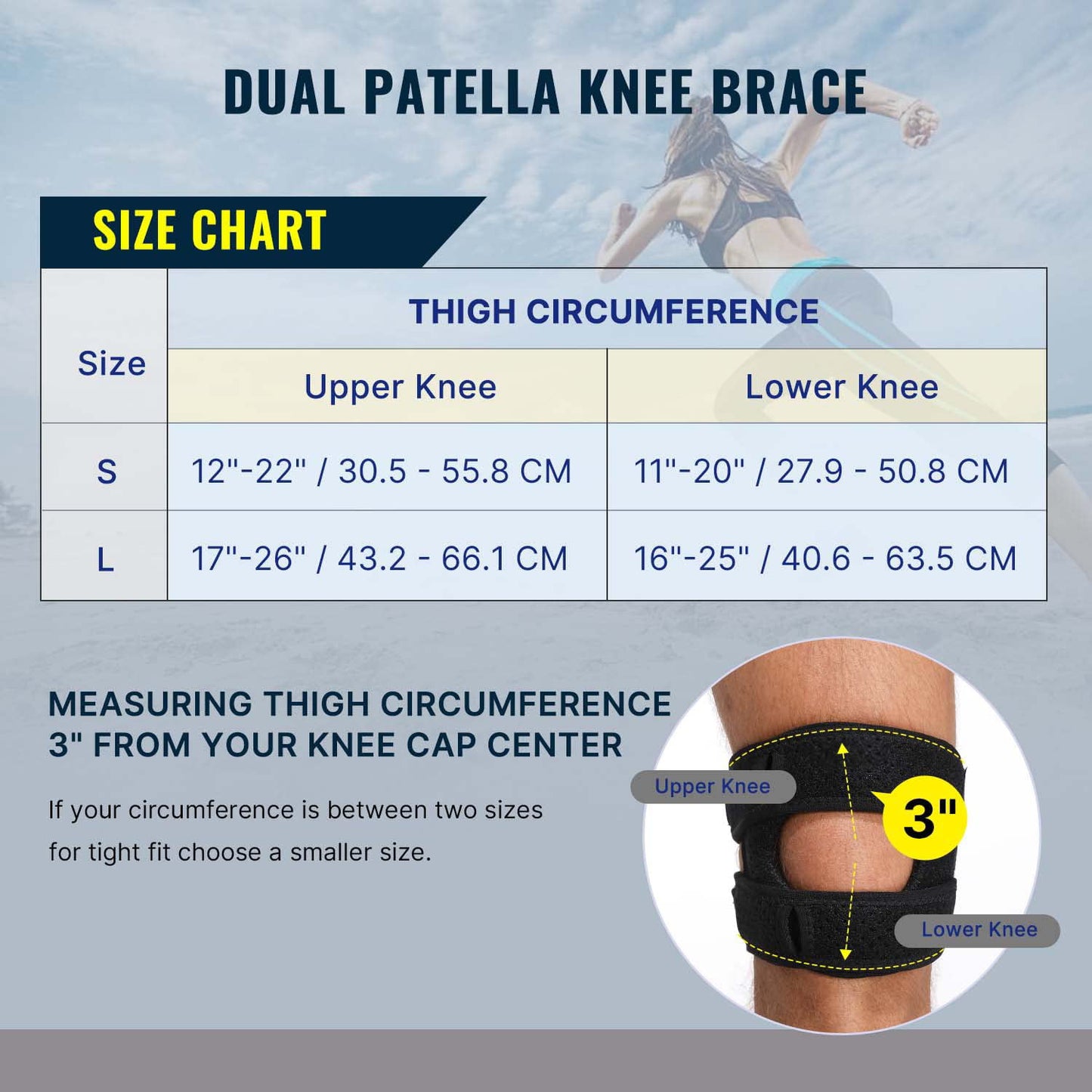 NEENCA Patella Knee Brace, Knee Compression Sleeve