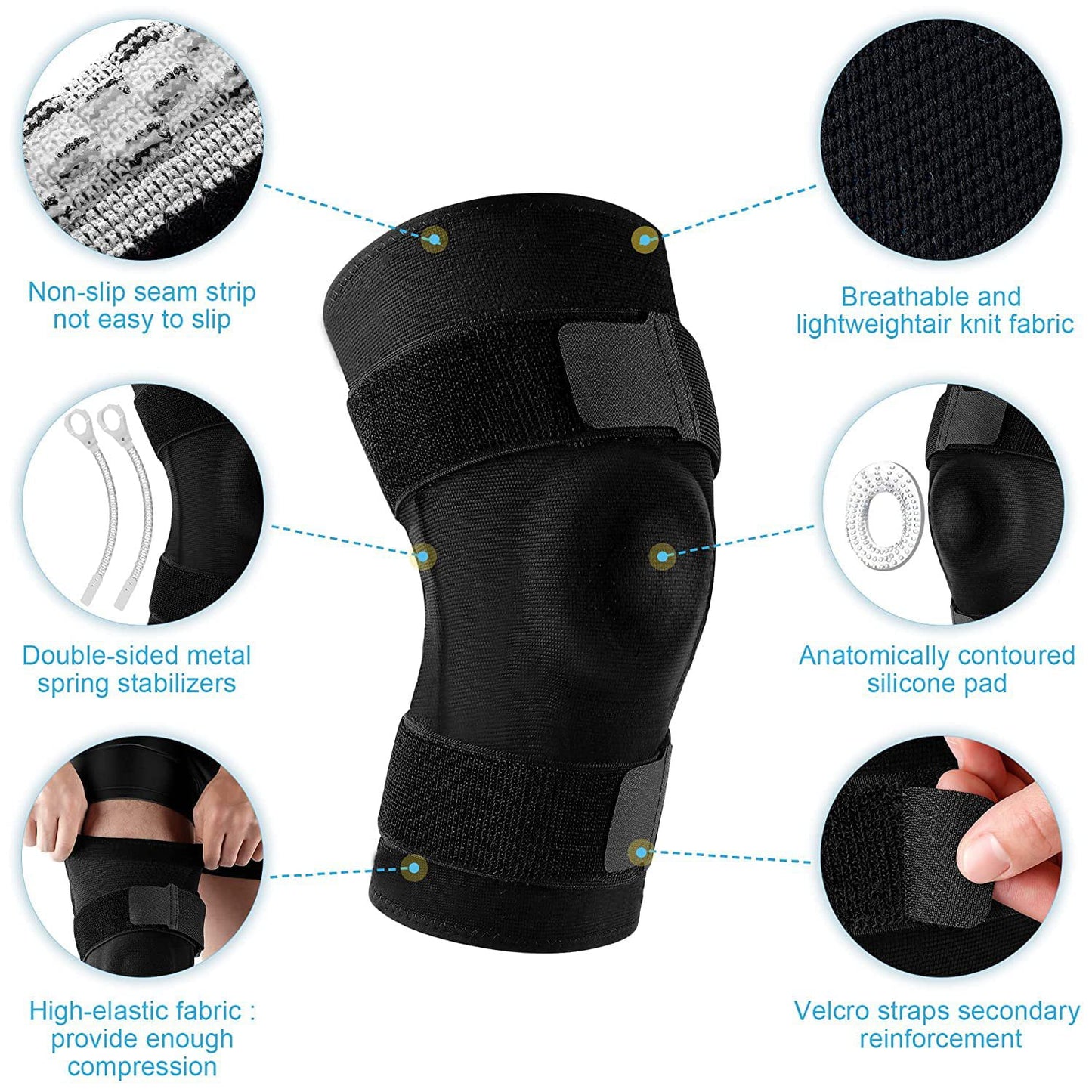 NEENCA Sports Knee Brace for Knee Pain