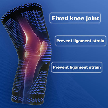 Sports Knee Brace for Knee Pain Meniscus Tear Injury Recovery with Side Stabilizers Patella Gel Knee Support Compression Sleeve