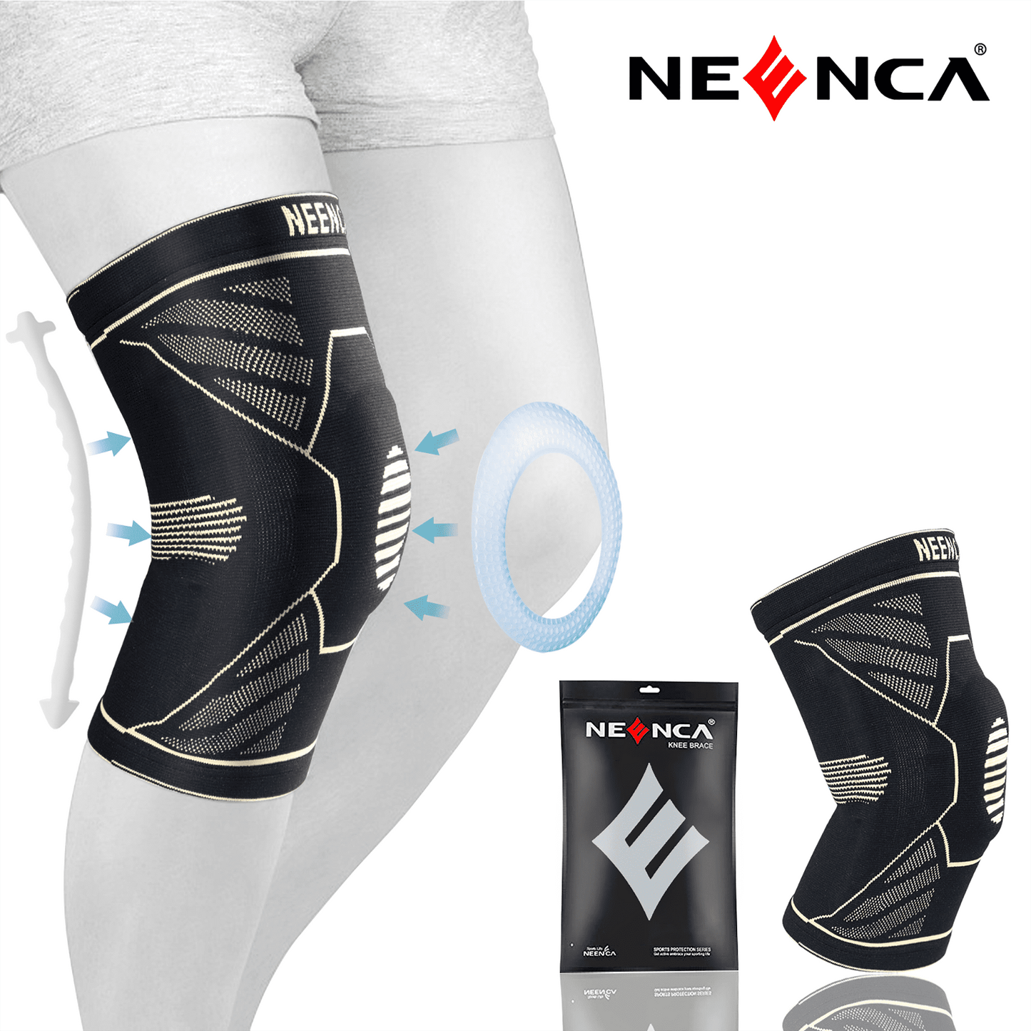 NEENCA Knee Brace, Knee pad, Compression Knee Support