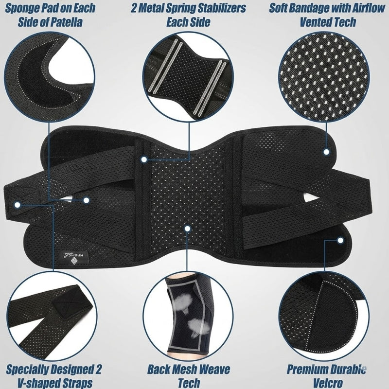 NEENCA Ultra-Soft Bandage for Sports, Running, Meniscus Tear, ACL, Arthritis Relief ACE-46