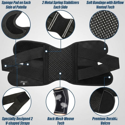 NEENCA Ultra-Soft Bandage for Sports, Running, Meniscus Tear, ACL, Arthritis Relief ACE-46