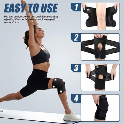 NEENCA Ultra-Soft Bandage for Sports, Running, Meniscus Tear, ACL, Arthritis Relief ACE-46