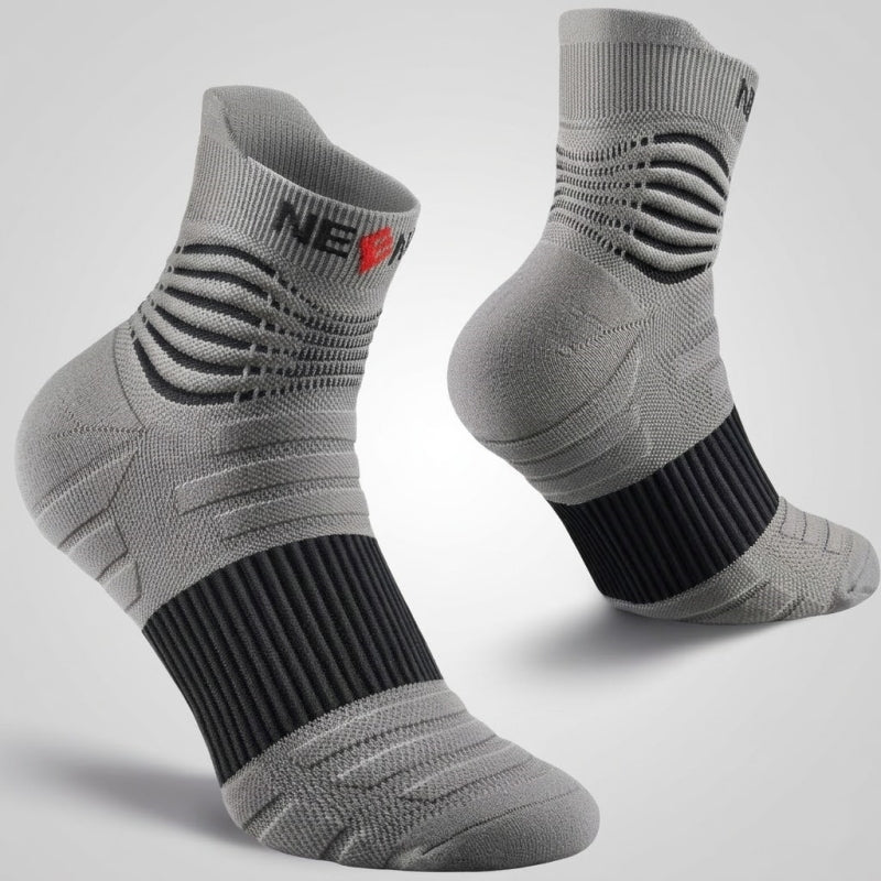 NEENCA Professional Compression Socks, Medical Athletic Ankle Socks for Injury Recovery & Pain Relief, Sports Protection, Circulation —1 Pair