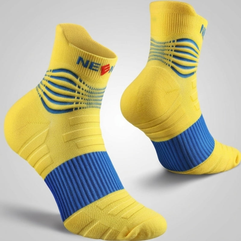NEENCA Professional Compression Socks, Medical Athletic Ankle Socks for Injury Recovery & Pain Relief, Sports Protection, Circulation —1 Pair