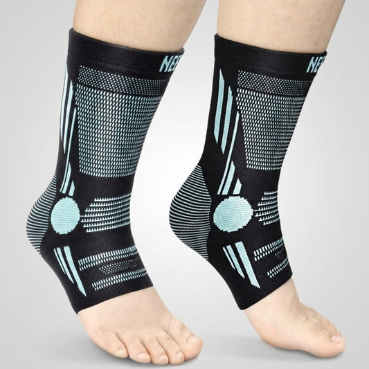 NEENCA Ankle Brace for Pain Relief, 2 Pack Compression Ankle Sleeves Set