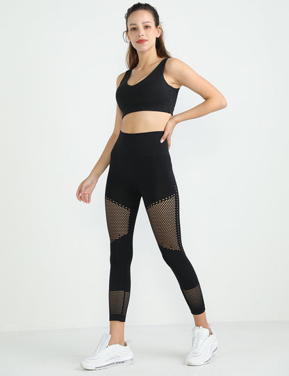 Women's Hollow Out High Waisted Yoga Pants
