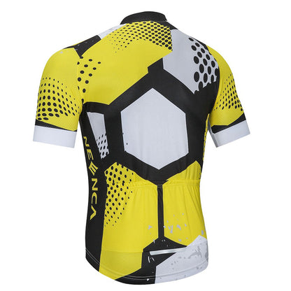 Neenca Men's Lightweight Cycling Jersey Short Sleeve Reflective Bike Shirts